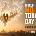 World No Tobacco Day 2026 awareness poster for tobacco-free Bharat