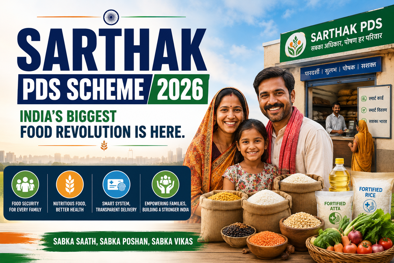 SARTHAK PDS Scheme 2026: India’s Biggest Food Revolution is Here