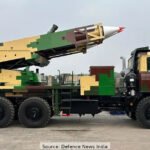 Vayu Astra-1 loitering munition launched from Suryastra rocket launcher for deep strike operations by Indian Army
