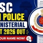 SSC Delhi Police HC Ministerial Result 2026