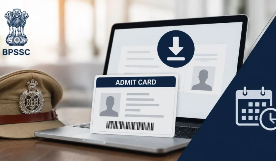 BPSSC SI Prohibition Pre Admit Card 2026 Out